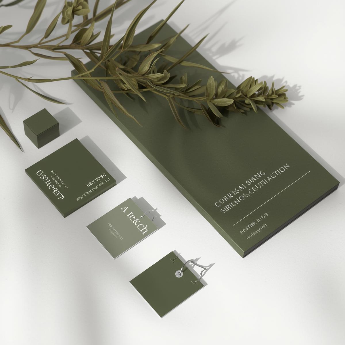 Starter Brand Kit with brand color_#6b705c #808d79 #808d79 #808d79 #808d79 #808d79_A polished foundation for agents who want to look professional from day one.