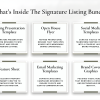 The Signature Listing Bundle
