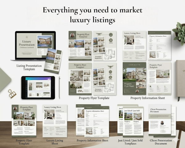 Luxury Real Estate Marketing Templates