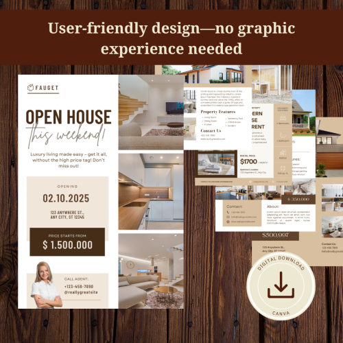 real estate flyers open house - Image 2