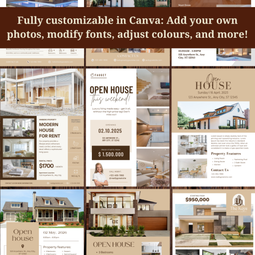real estate flyers open house - Image 3